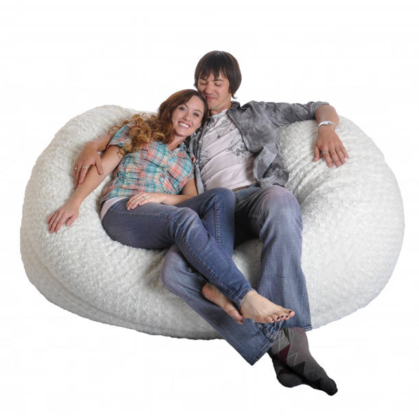 Ebern Designs Extra Large Bean Bag Sofa & Reviews Wayfair